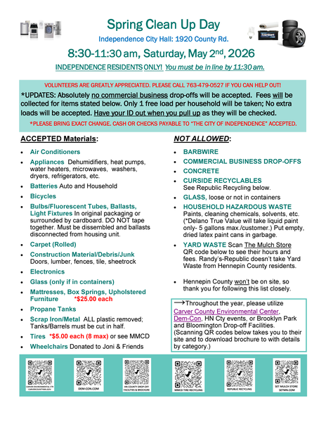 Spring Clean Up 2026